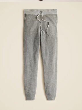 Jcrew Cashmere waffle-knit jogger pant